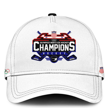USA Special Men Hockey Milano-Cortina Olympics Champions 2026 Limited Edition T.shirt