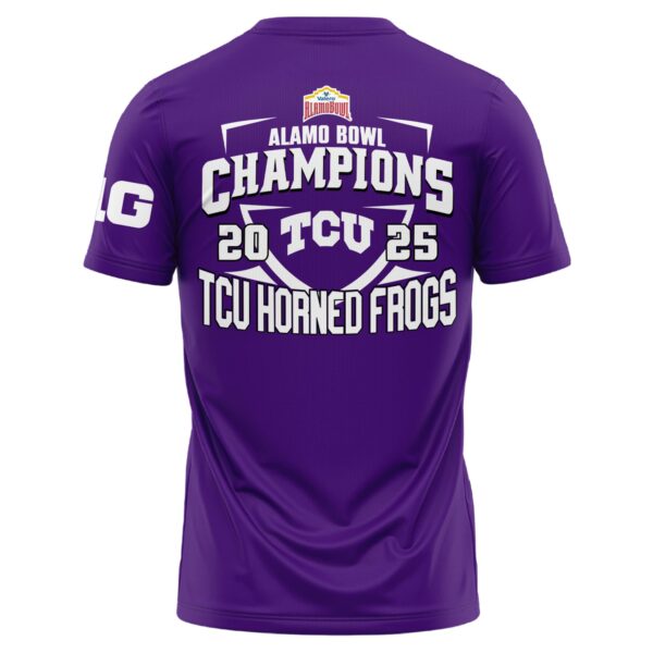 TCU 2025 Alamo Bowl Champions T-Shirt Limited Edition