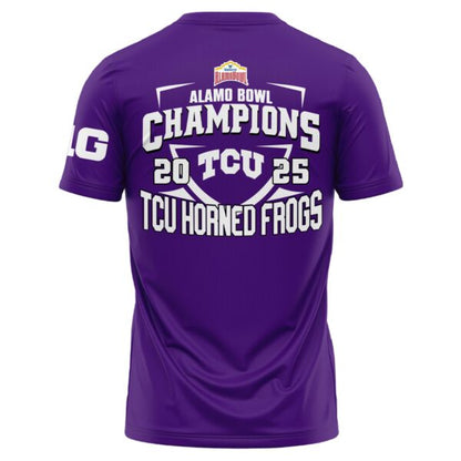 TCU 2025 Alamo Bowl Champions T-Shirt Limited Edition
