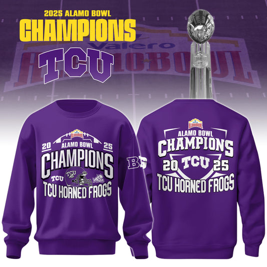 TCU 2025 Alamo Bowl Champions Sweater Limited Edition