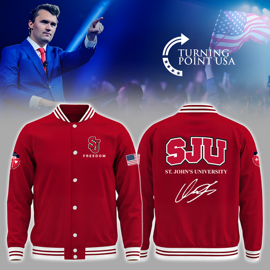 "FREE SHIPPING" - 2026 St. John's University Freedom Bomber