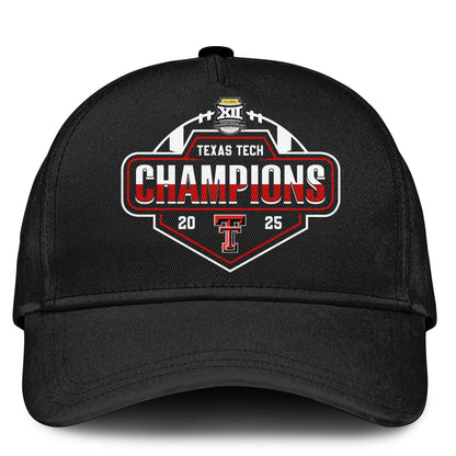Texas Tech Red Raiders x Big 12 Champions 2025 Hoodie Limited Edition