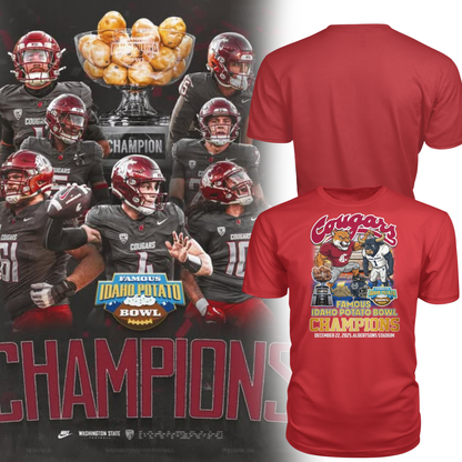 2025 Famous Idaho Potato Bowl Champion T-Shirt