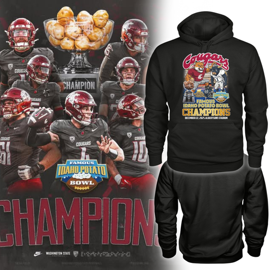 2025 Famous Idaho Potato Bowl Champion Hoodie