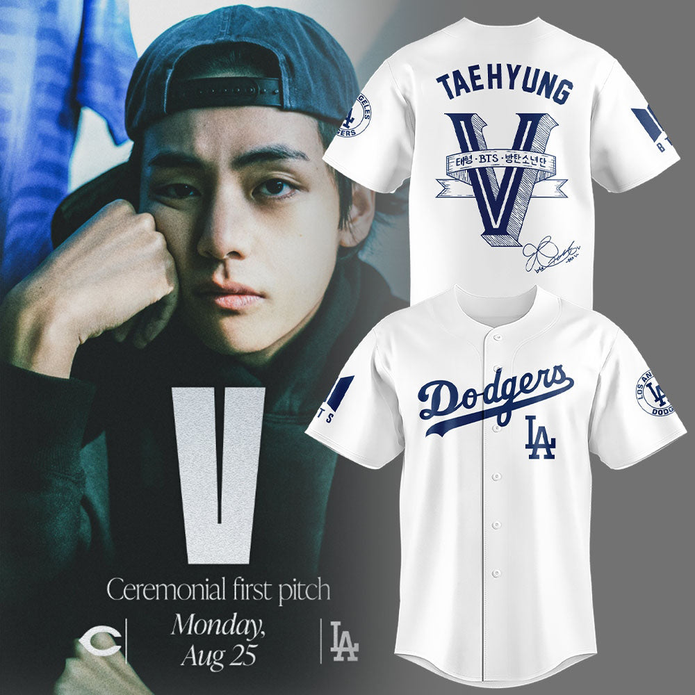 Los Angeles Dodgers x V BTS Limited Edition Jersey v3