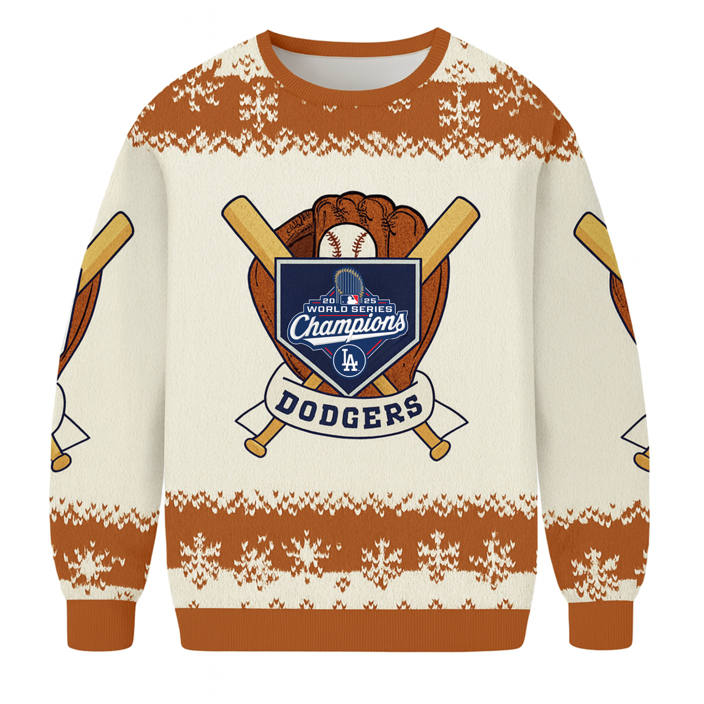 LA Dodgers – 2025 World Series Champions Limited Edition Ugly Sweater