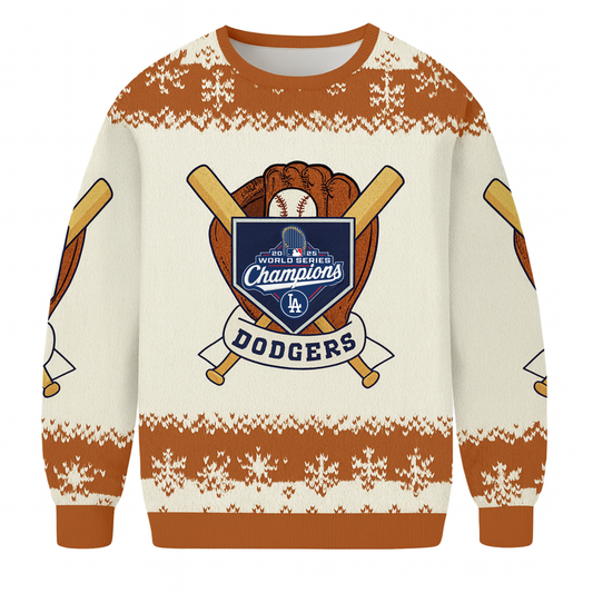 LA Dodgers – 2025 World Series Champions Limited Edition Ugly Sweater