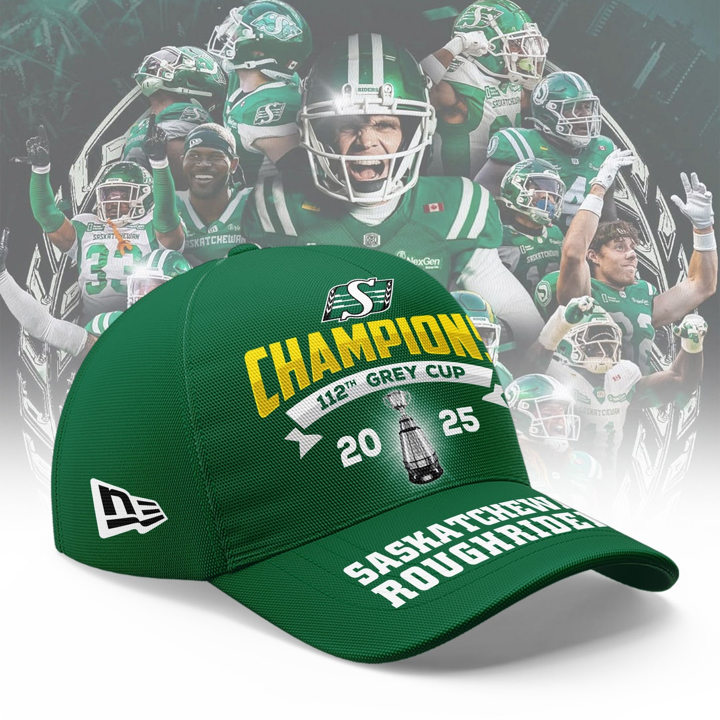 Saskatchewan Roughriders 112th Grey Cup champion Green Hoodie Version 2