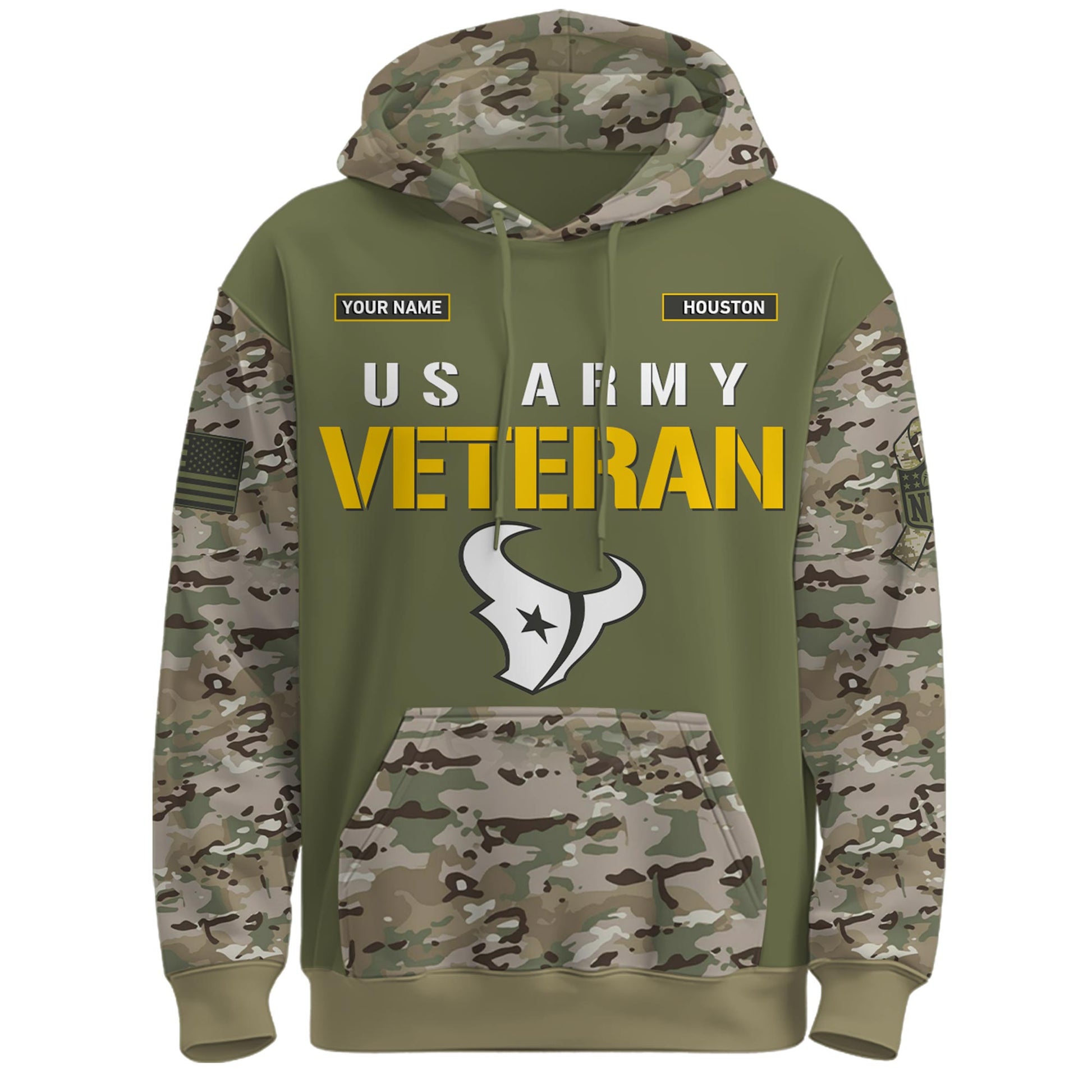.HOU-Army 250th Birthday Limited Editions Hoodie
