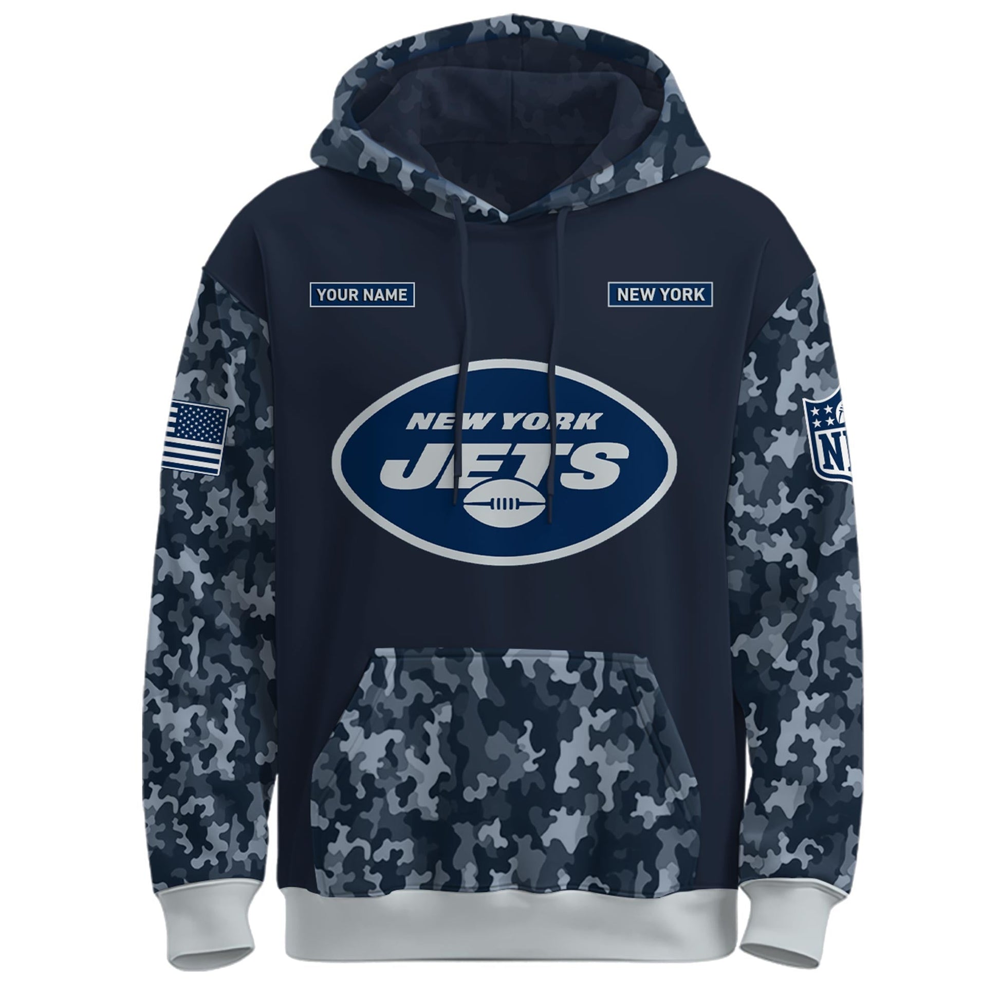 New York Jets Navy 250th Birthday Hoodie Limited Edions
