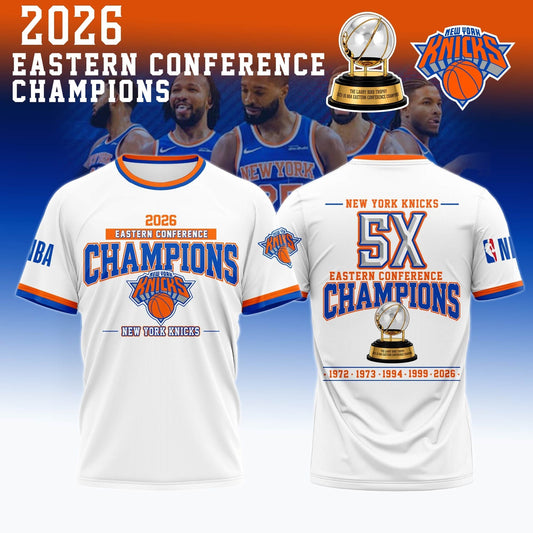 New York Knicks 2026 Eastern Conference Champions T-shirt