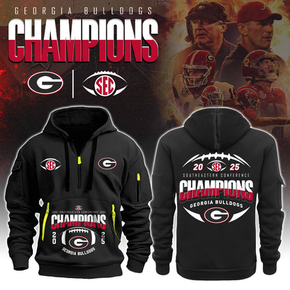 Georgia Football x Sec Champions 2025 New Hoodie Limited Edition