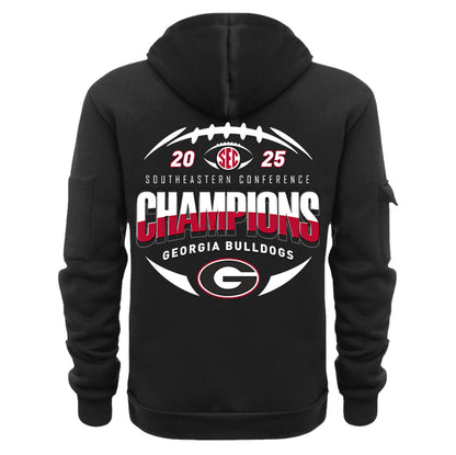 Georgia Football x Sec Champions 2025 New Hoodie Limited Edition