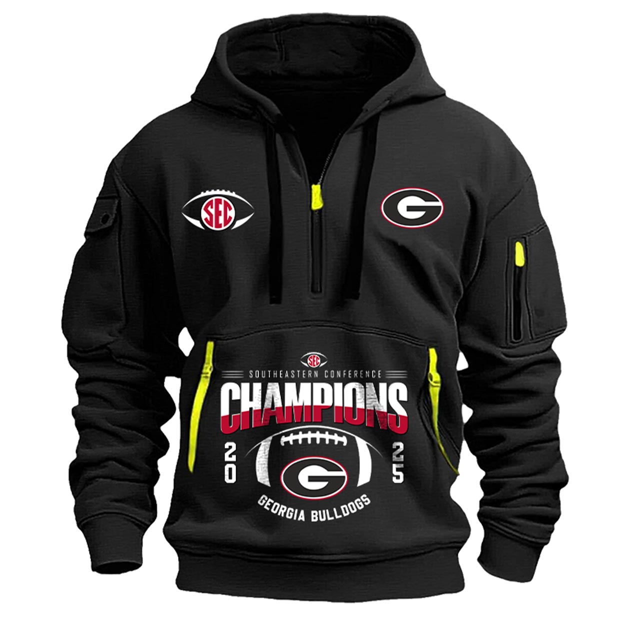 Georgia Football x Sec Champions 2025 New Hoodie Limited Edition