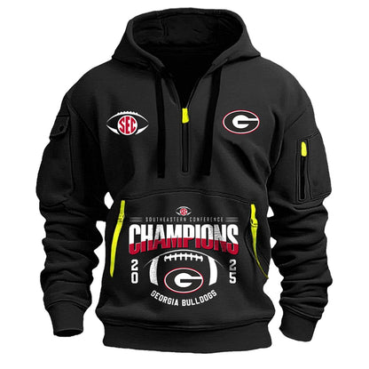 Georgia Football x Sec Champions 2025 New Hoodie Limited Edition