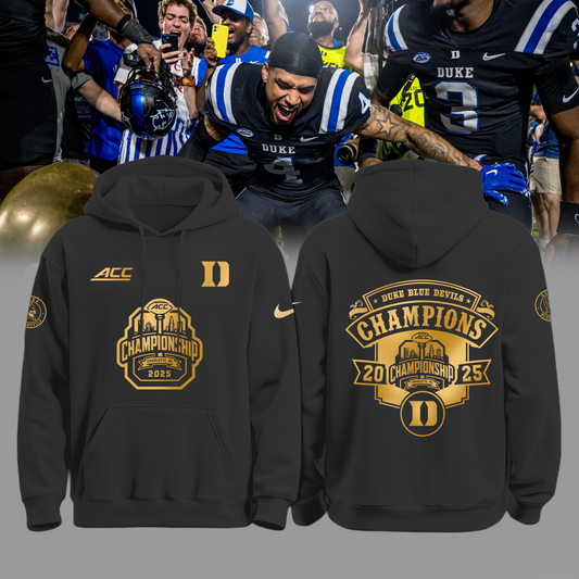 Duke Blue Devils Limited 2025 ACC Champion Edition Hoodie v2