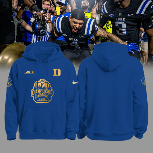 Duke Blue Devils Limited 2025 ACC Champion Edition Hoodie v3
