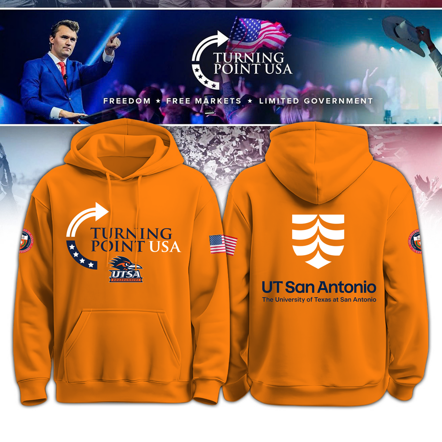 Limited Edition University Of Texas - San Antonio Freedom Hoodie