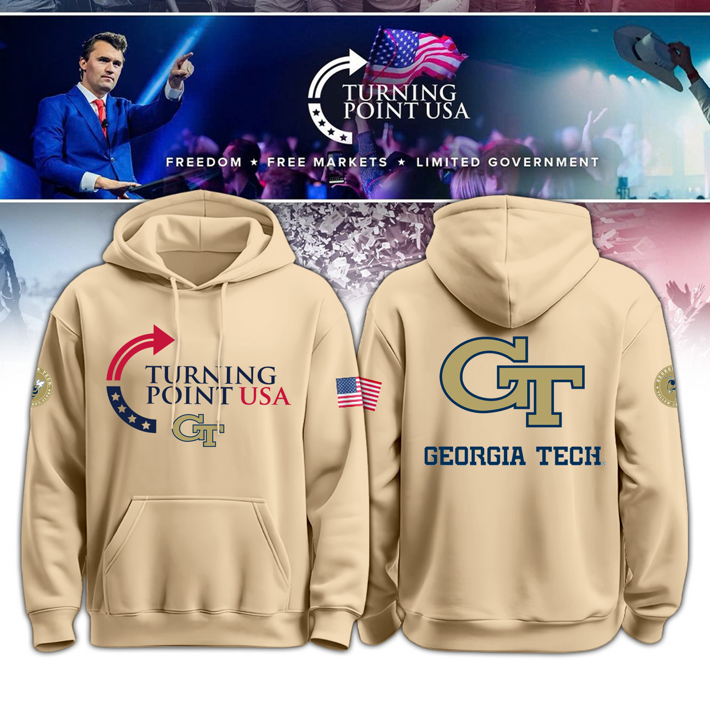 Georgia Tech Freedom Hoodie