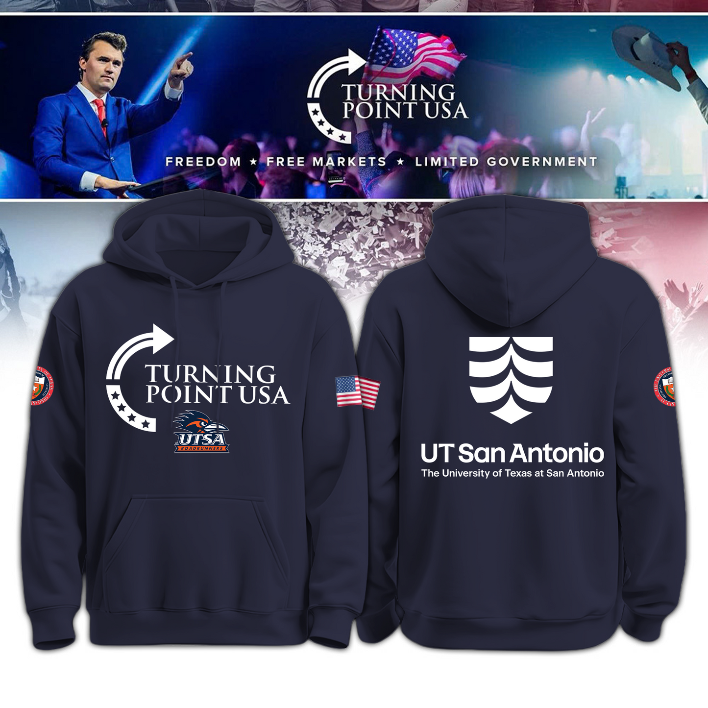 Limited Edition University Of Texas - San Antonio Freedom Hoodie