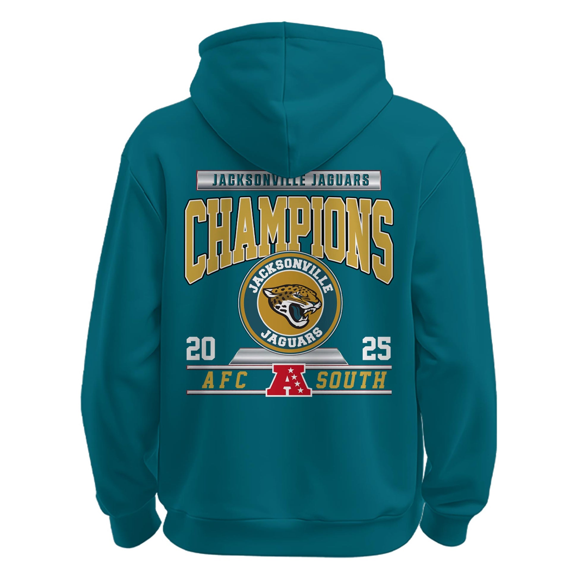 .           Jacksonville Jaguars 2025 AFC South Champions Hoodie
