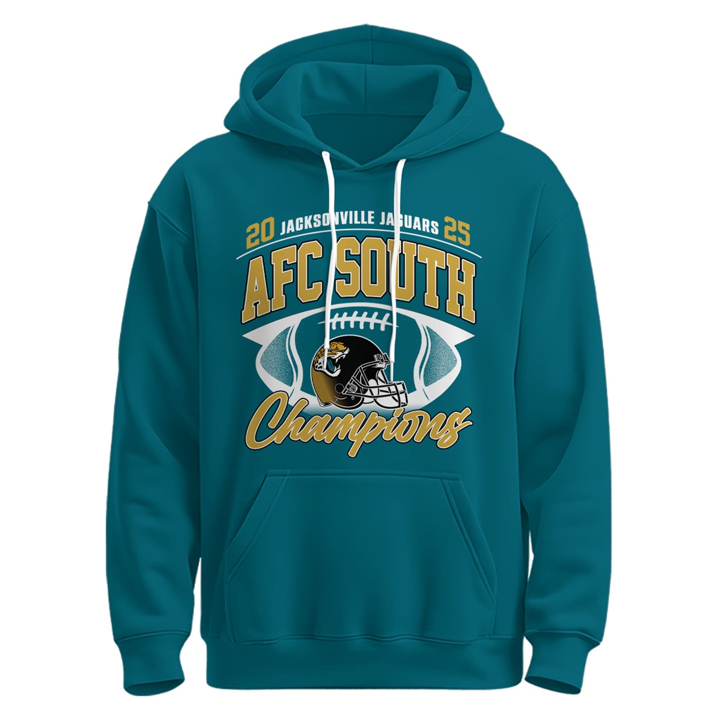 .           Jacksonville Jaguars 2025 AFC South Champions Hoodie