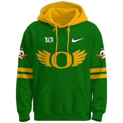 _ ORE Ducks Green Playoff Uniform Limited Edition Hoodie 25-26