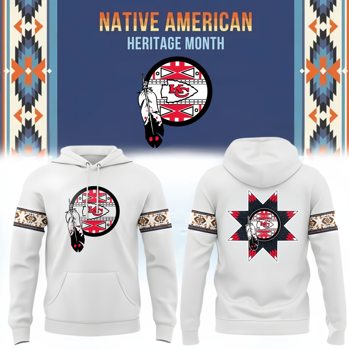 Kansas City Chiefs Native American Heritage Month Hoodie