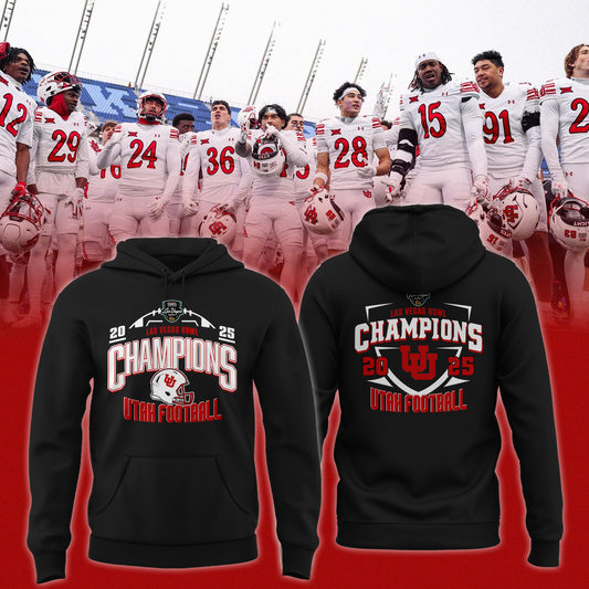 Utah Utes - LAS VEGAS BOWL Champion Hoodie
