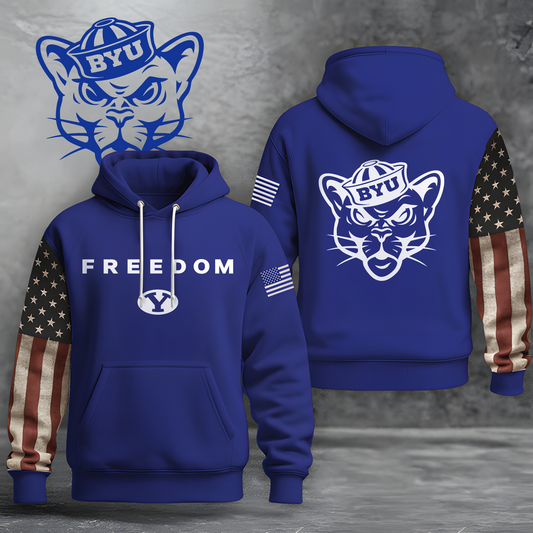 BYU Freedom Military Inspiration Hoodie