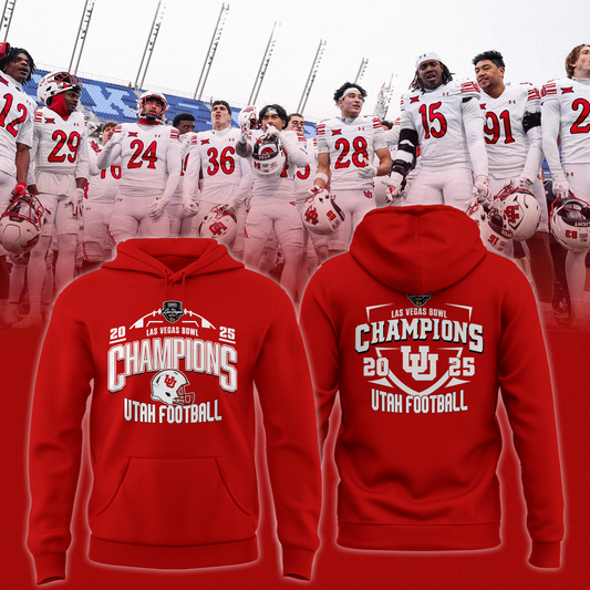 Utah Utes - LAS VEGAS BOWL Champion Hoodie