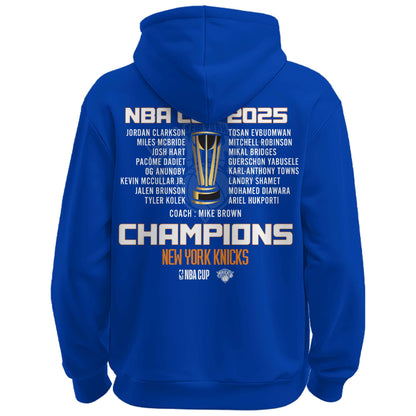 New York Knicks 2025 NBA Cup Champions Hoodie Limited Edition