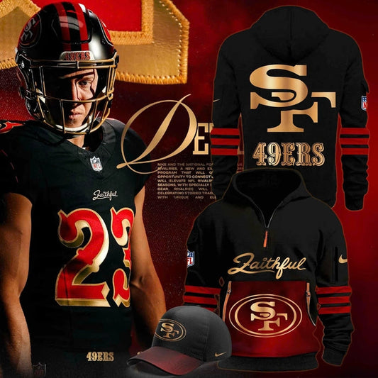 San Francisco 49ers Unveil Rivalry Uniform Hoodie 2025 Black