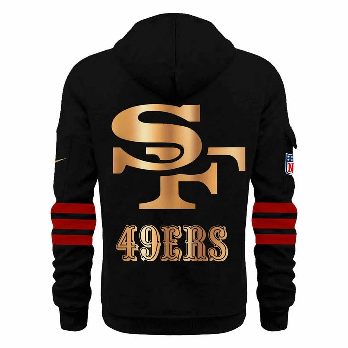 San Francisco 49ers Unveil Rivalry Uniform Hoodie 2025 Black
