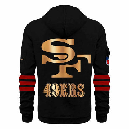 San Francisco 49ers Unveil Rivalry Uniform Hoodie 2025 Black