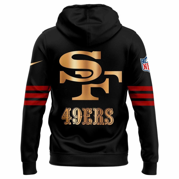 San Francisco 49ers Unveil Rivalry Uniform Hoodie 2025 Black Regular price