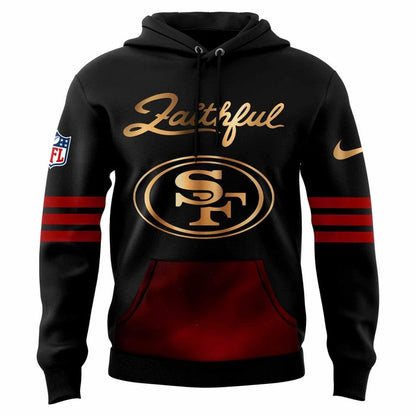 San Francisco 49ers Unveil Rivalry Uniform Hoodie 2025 Black Regular price