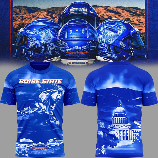 TS2 - "The Blue and the State of Idaho" - Boise State Broncos Football - Special Edition Tshirt 2025