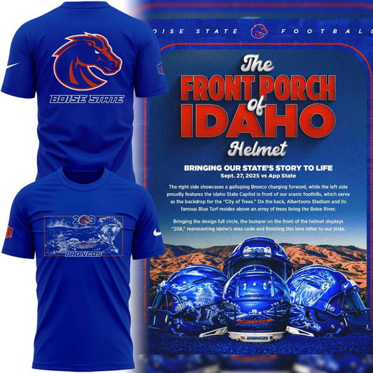 TS5 - "The Blue and the State of Idaho" - Boise State Broncos Football - Special Edition Tshirt 2025
