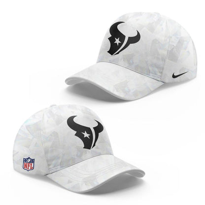Houston Texans 2025-2026 Icy white Hoodie (Pattern)