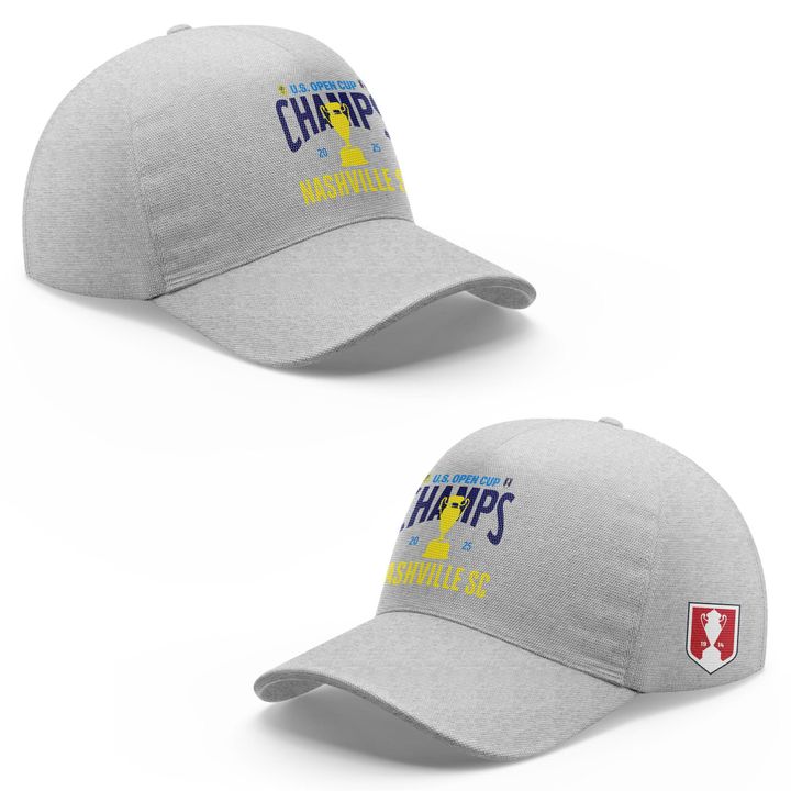 Nashville Soccer Champions Open Cup 2025 T-Shirt (Grey)
