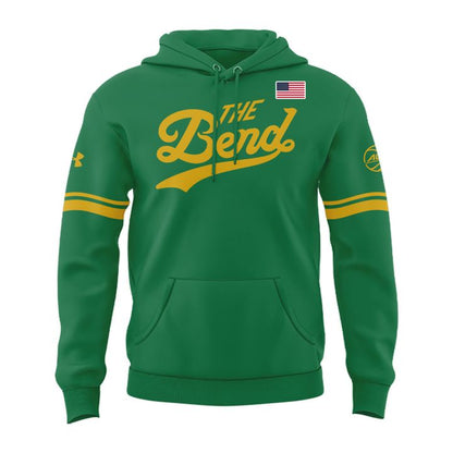 2025 "The Bend" River Pattern Uniform Green Hoodie