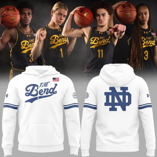 2025 "The Bend" River Pattern Uniform White Hoodie