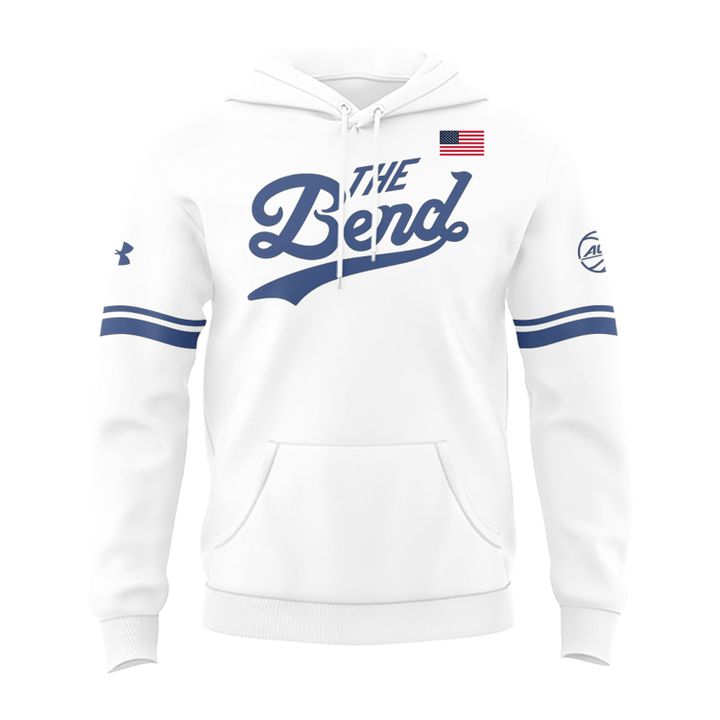 2025 "The Bend" River Pattern Uniform White Hoodie