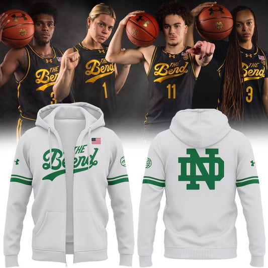 2025 "The Bend" River Pattern Uniform Grey Zip Hoodie