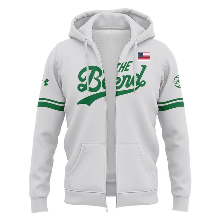 2025 "The Bend" River Pattern Uniform Grey Zip Hoodie