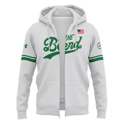 2025 "The Bend" River Pattern Uniform Grey Zip Hoodie