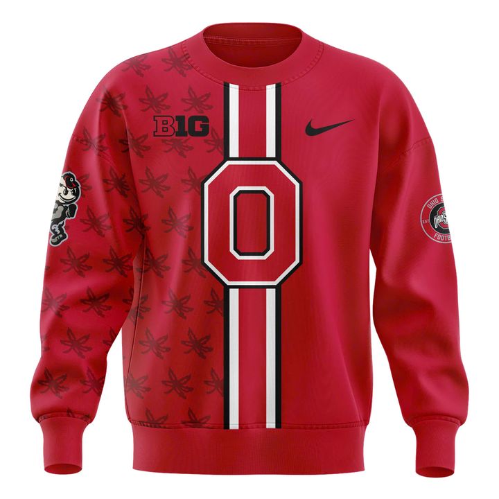 Ohio State Buckeyes Sweatshirt 2025-Red