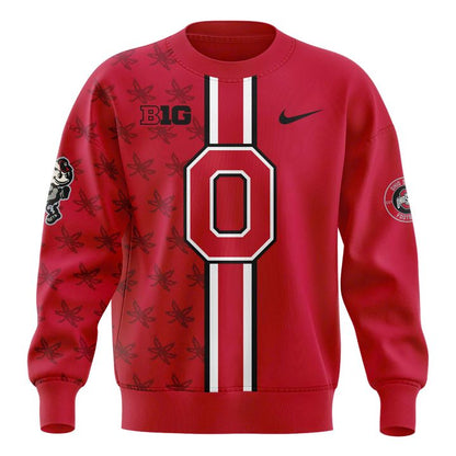 Ohio State Buckeyes Sweatshirt 2025-Red