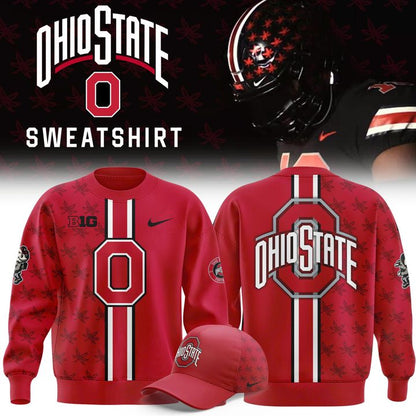 Ohio State Buckeyes Sweatshirt 2025-Red